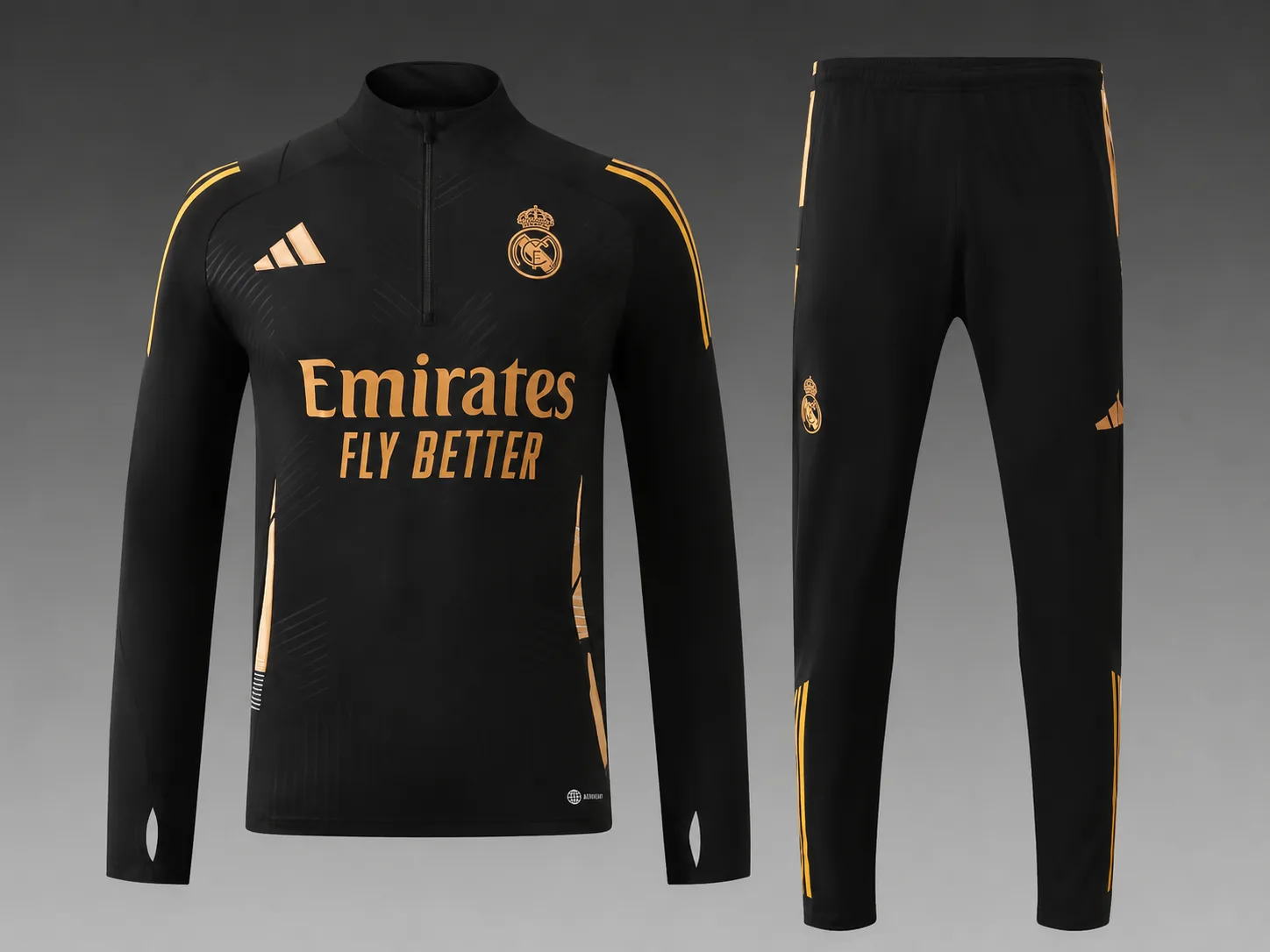 Conjunto Deportivo de Entrenamiento Real Madrid Manga Larga + Pantalón