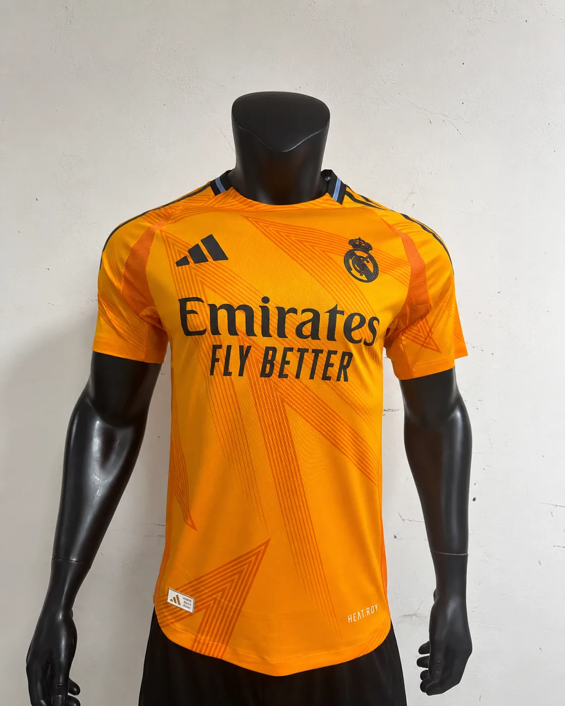 Camiseta Real Madrid Visitante Naranja